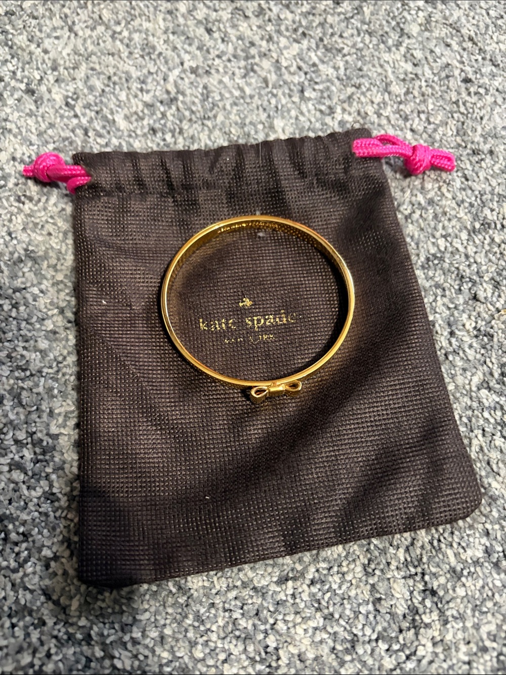 kate spade Gold Bow Bangle Bracelet